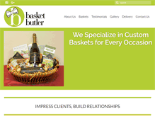 Tablet Screenshot of basketbutler.com
